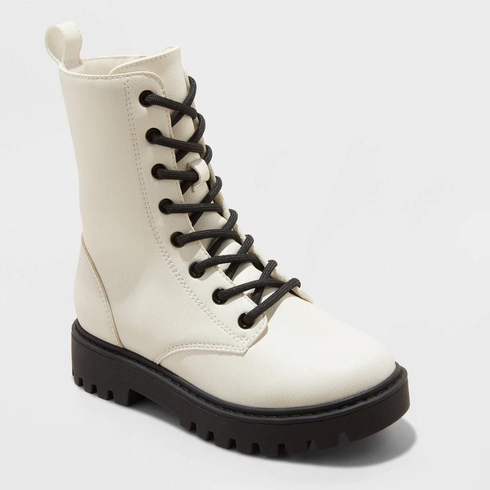 Kids' Khari Lace-up Combat Boots‎ - Art Class 1
